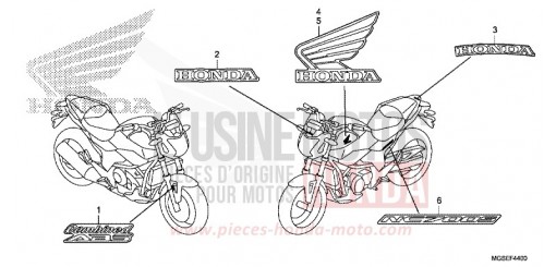 MARQUE/RAYURE NC700SDD de 2013